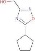 (5-Cyclopentyl-1,2,4-oxadiazol-3-yl)methanol
