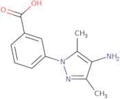 3-(4-Amino-3,5-dimethyl-1H-pyrazol-1-yl)benzoic acid