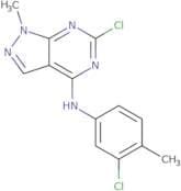 6-Chloro-N-(3-chloro-4-methylphenyl)-1-methyl-1H-pyrazolo[3,4-d]pyrimidin-4-amine