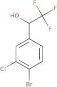 1-(4-Bromo-3-chlorophenyl)-2,2,2-trifluoroethan-1-ol