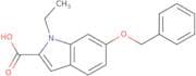 6-(Benzyloxy)-1-ethyl-1H-indole-2-carboxylic acid