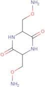 (3R,6R)-3,6-Bis[(aminooxy)methyl]-2,5-piperazinedione