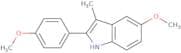5-Methoxy-2-(p-methoxyphenyl)skatole