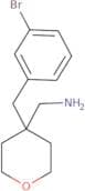 4-[(3-Bromophenyl)methyl]oxan-4-ylmethanamine