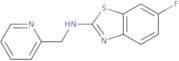 6-Fluoro-N-(pyridin-2-ylmethyl)-1,3-benzothiazol-2-amine