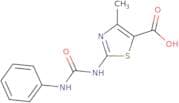 2-[(Anilinocarbonyl)amino]-4-methyl-1,3-thiazole-5-carboxylic acid