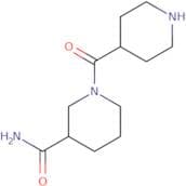 1-(Piperidine-4-carbonyl)piperidine-3-carboxamide