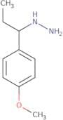 [1-(4-Methoxyphenyl)propyl]hydrazine