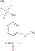 4-Ethanesulfonamido-2-methoxybenzene-1-sulfonyl chloride