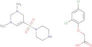 2-(2,4-Dichlorophenoxy)acetic acid 1,3-dimethyl-5-piperazin-1-ylsulfonyl-2,4-dihydropyrimidine