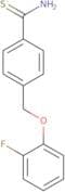 4-(2-Fluorophenoxymethyl)benzene-1-carbothioamide