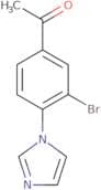 3'-bromo-4'-(1-imidazolyl)acetophenone