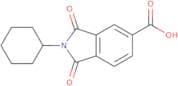2-Cyclohexyl-1,3-dioxo-2,3-dihydro-1H -isoindole-5-carboxylic acid