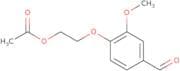 2-(4-Formyl-2-methoxyphenoxy)ethyl acetate