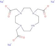 Trisodium 2-[4,7-bis(carboxylatomethyl)-1,4,7,10-tetrazacyclododec-1-yl]acetate