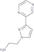 2-(3-(Pyrazin-2-yl)-1H-pyrazol-1-yl)ethan-1-amine