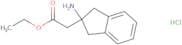 Ethyl 2-(2-amino-2,3-dihydro-1H-inden-2-yl)acetate hydrochloride
