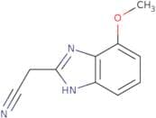 2-(Cyanomethyl)-4-methoxybenzimidazole