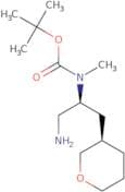 tert-Butyl ((S)-1-amino-3-((R)-tetrahydro-2H-pyran-3-yl)propan-2-yl)(methyl)carbamate