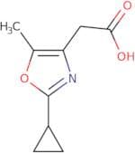 2-(2-Cyclopropyl-5-methyloxazol-4-yl)acetic acid