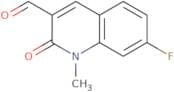 7-Fluoro-1-methyl-2-oxo-1,2-dihydroquinoline-3-carbaldehyde