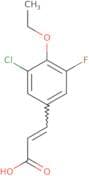 3-Chloro-4-ethoxy-5-fluorocinnamic acid