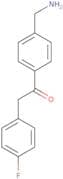 1-[4-(Aminomethyl)phenyl]-2-(4-fluorophenyl)ethan-1-one