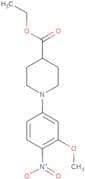 Ethyl 1-(3-methoxy-4-nitrophenyl)-4-piperidinecarboxylate