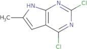 2,4-Dichloro-6-methyl-7H-pyrrolo[2,3-d]pyrimidine