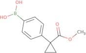 4-(1-(Methoxycarbonyl)cyclopropyl)phenylboronic acid