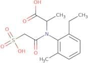 N-(2-Ethyl-6-methylphenyl)-N-(2-sulfoacetyl)-L-alanine