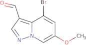 4-Bromo-6-methoxypyrazolo[1,5-a]pyridine-3-carbaldehyde