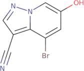 4-Bromo-6-hydroxypyrazolo[1,5-a]pyridine-3-carbonitrile