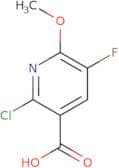 2-Chloro-5-fluoro-6-methoxynicotinic acid