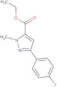 Ethyl 3-(4-fluorophenyl)-1-methyl-1H-pyrazole-5-carboxylate