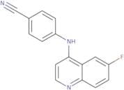 4-((6-Fluoroquinolin-4-yl)amino)benzonitrile