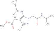 Methyl 6-cyclopropyl-3-methyl-1-[2-oxo-2-(propan-2-ylamino)ethyl]pyrazolo[3,4-b]pyridine-4-carboxy…