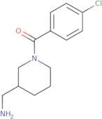 [1-(4-Chlorobenzoyl)piperidin-3-yl]methanamine