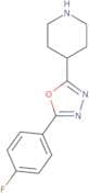 4-(5-(4-Fluorophenyl)-1,3,4-oxadiazol-2-yl)piperidine