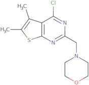4-({4-Chloro-5,6-dimethylthieno[2,3-d]pyrimidin-2-yl}methyl)morpholine