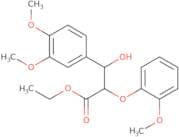 Ethyl 3-(3,4-dimethoxyphenyl)-3-hydroxy-2-(2-methoxyphenoxy)propanoate
