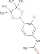 N-[3-Chloro-4-(4,4,5,5-tetramethyl-1,3,2-dioxaborolan-2-yl)phenyl]acetamide