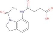 4-[(1-Acetyl-2,3-dihydro-1H-indol-7-yl)amino]-4-oxobutanoic acid