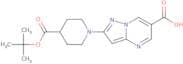 2-(4-(tert-Butoxycarbonyl)piperidin-1-yl)pyrazolo[1,5-a]pyrimidine-6-carboxylic acid