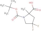 (2S)-1-Boc-4,4-difluoro-2-methylpyrrolidine-2-carboxylic acid