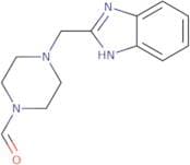 4-((1H-Benzo[D]imidazol-2-yl)methyl)piperazine-1-carbaldehyde