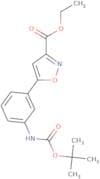 Ethyl 5-(3-((tert-butoxycarbonyl)amino)phenyl)isoxazole-3-carboxylate