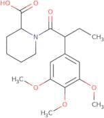 (S)-1-((S)-2-(3,4,5-Trimethoxyphenyl)butanoyl)piperidine-2-carboxylic acid