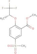 5-Methylsulfonyl-2-[((R)-2,2,2-trifluoro-1-methylethyl)oxy]benzoic acid methyl ester