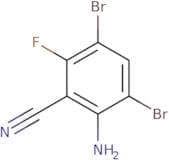 2-Amino-3,5-dibromo-6-fluorobenzonitrile